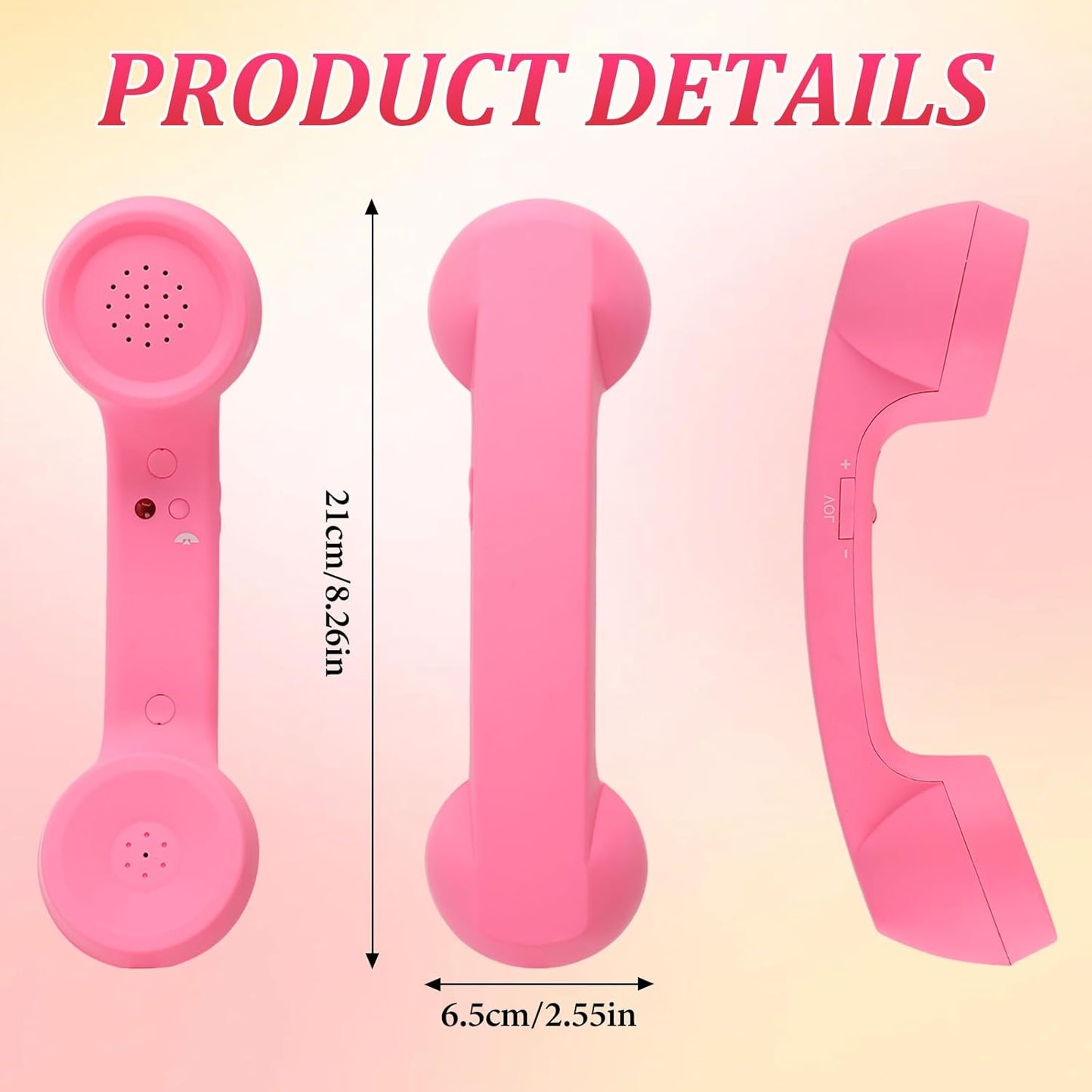 Retro Phone Handset,2026 New Retro Style Type-C Phone Handset