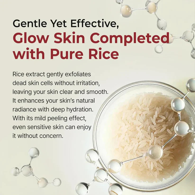 SilkGlow Rice Ampoule Exfoliant Set (one bottle)