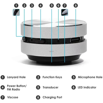 2025 Hummingbird Bone Conduction Speaker | TWS & FM