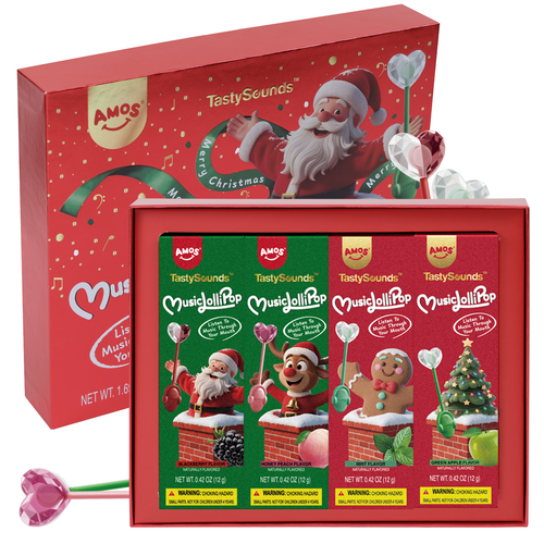 TastySounds - Christmas Music Lollipop New 4 Flavor-Mix